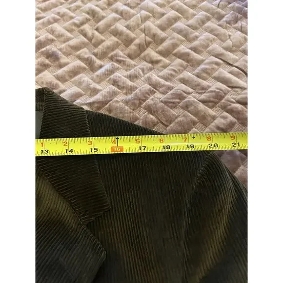 Meeting Street Mens Sport Coat Size 42L Brown Corduroy Blazer Lined 100%‎ Cotton - Picture 14 of 15